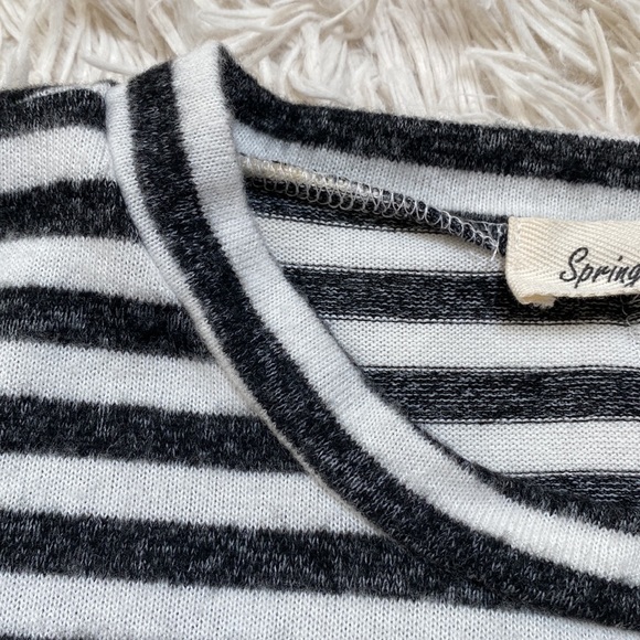 Spring Haze Hacci Dolman Striped Top 💗 White & Black - Picture 8 of 12